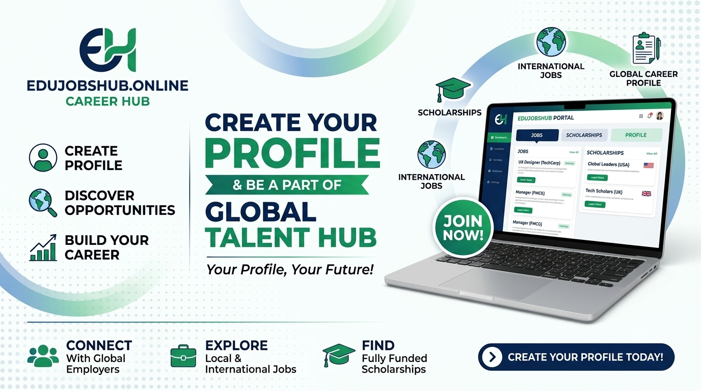 Edujobshub.online: Welcome to Jobs and Scholarships